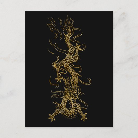 GOLDEN DRAGON Serie Postkarte (Vorderseite)