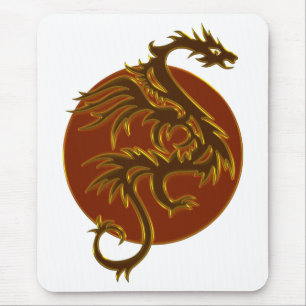 Golden Dragon Sun Erstellen Sie Ihren eigenen Hi Mousepad