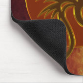 Golden Dragon Sun | Feueruniversum Mousepad (Ecke)