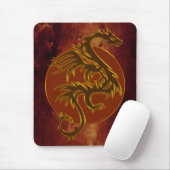 Golden Dragon Sun | Feueruniversum Mousepad (Mit Mouse)