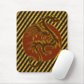 Golden Dragon Sun | Goldene Streifen Mousepad (Mit Mouse)