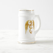 Golden Dragon Tasse - Mittelalterlicher Bierstein (VorderseiteRechts)