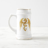 Golden Dragon Tasse - Mittelalterlicher Bierstein (Links)