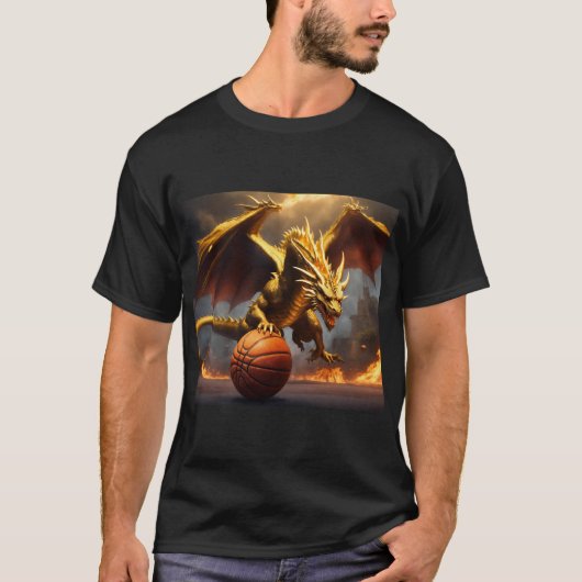 Golden Dragon Tattoo T-Shirt (Vorderseite)