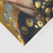 Golden Dragon Wing Girl Fantasy Decoupage Art Seidenpapier (Ausschnitt)