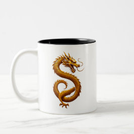 Golden Dragon Zweifarbige Tasse