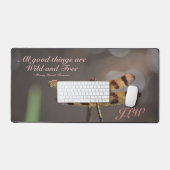 Golden Dragonfly All Good Things Wild und kostenlo Schreibtischunterlage (Tastatur & Maus)