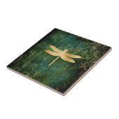 Golden Dragonfly Keramik Tile Fliese (Seite)