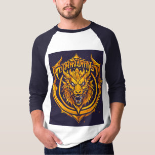 Golden Dragons Basketball-Logo T-Shirt
