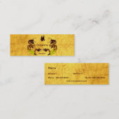 Golden Dragons Business Card Mini Visitenkarte (Vorne/Hinten)