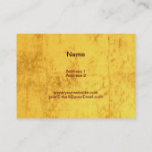 Golden Dragons Business Card Visitenkarte (Rückseite)