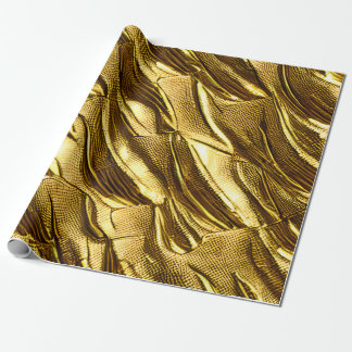 Golden Drake Eleganz-Geschenkpapier Geschenkpapier