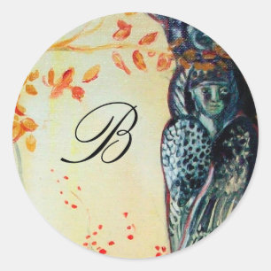 GOLDEN DREAM ,Monogramm Runder Aufkleber