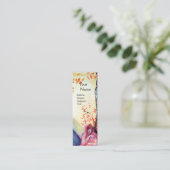 GOLDEN DREAM Yoga Instructor, Meditation, Zen Gard Mini Visitenkarte (Stehend Vorderseite)