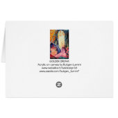 GOLDEN DREAM / Yoga Meditation Zen Garden (Rückseite Horizontal)