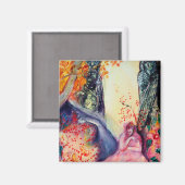 GOLDEN DREAM / Yoga Meditation Zen Garden Magnet (Vorderseite/Rückseite)