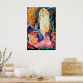 GOLDEN DREAM / Yoga Meditation Zen Garden Poster (Küche)