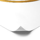 Golden Dreifaltigkeitssymbol "3-D" Poster (Ecke)