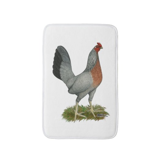 Golden Duckwing Hen Badematte (Vorderseite Vertikal)