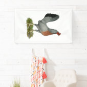 Golden Duckwing Hen Banner (Insitu)