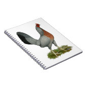 Golden Duckwing Hen Notizblock (Rechte Seite)