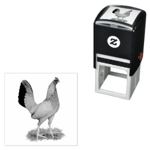 Golden Duckwing Hen Permastempel