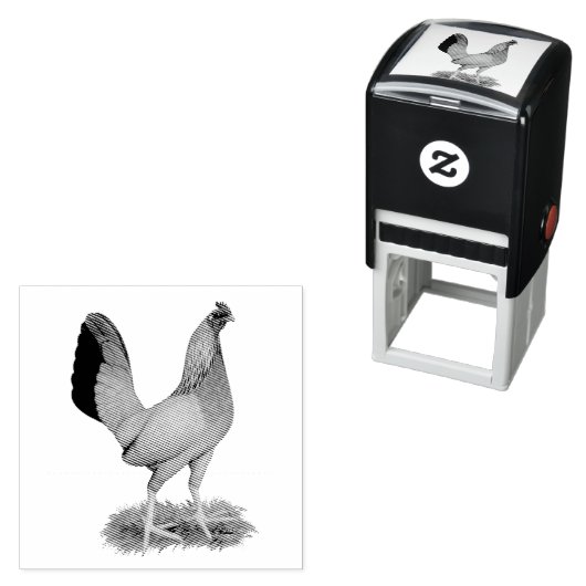 Golden Duckwing Hen Permastempel (Beispiel)