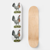 Golden Duckwing Hen Skateboard (Vorderseite)