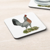 Golden Duckwing Hen Untersetzer (Linke Seite)