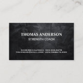 Golden Dumbell Weight-Logo Visitenkarte (Rückseite)