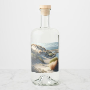 Golden Dunes Alkoholflaschenetikett