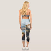 Golden Dunes Capri Leggings (Rückseite)