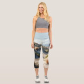 Golden Dunes Capri Leggings (Vorderseite)