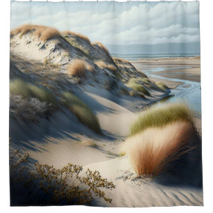 Golden Dunes Duschvorhang