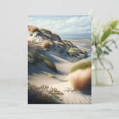 Golden Dunes Feiertagskarte (Stehend Vorderseite)