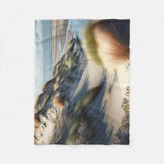 Golden Dunes Fleecedecke (Vorderseite)
