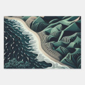 Golden Dunes Geschenkpapier Set (Vorderseite 3)