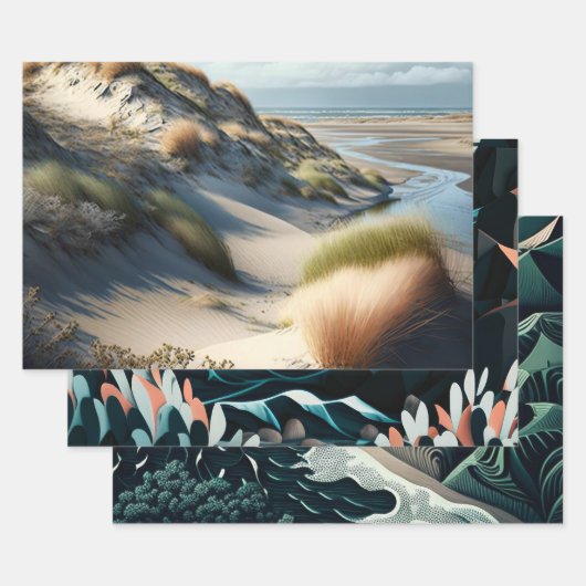 Golden Dunes Geschenkpapier Set (Set)