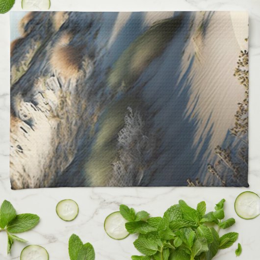 Golden Dunes Geschirrtuch (Gefaltet)