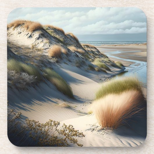 Golden Dunes Getränkeuntersetzer (Vorderseite)