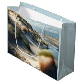 Golden Dunes Große Geschenktüte (Vorderseite Schrägansicht)