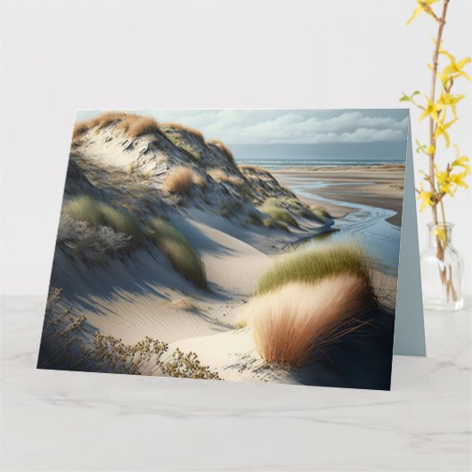 Golden Dunes Karte (Gelbe Blume)