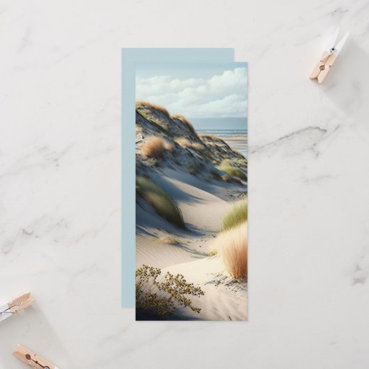 Golden Dunes Karte (Vorderseite/Rückseite Beispiel)