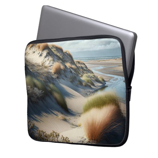 Golden Dunes Laptopschutzhülle (Vorderseite Links)