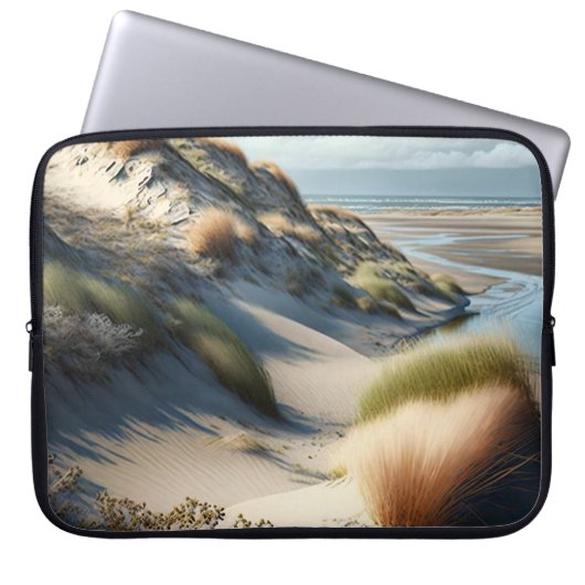 Golden Dunes Laptopschutzhülle (Vorderseite)