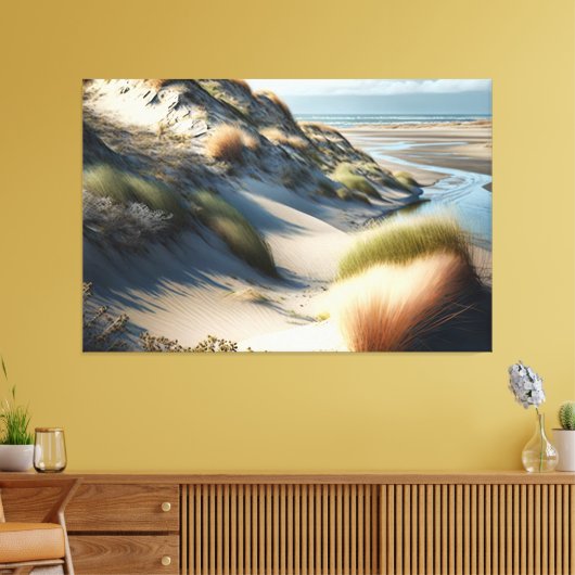 Golden Dunes Leinwanddruck (Insitu (Wohnzimmer))