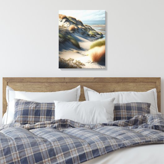 Golden Dunes Leinwanddruck (Insitu (Schlafzimmer))