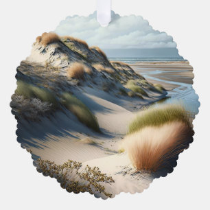 Golden Dunes Ornament Karte