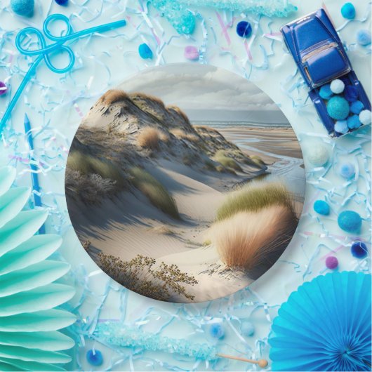 Golden Dunes Pappteller (Party)