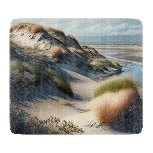 Golden Dunes Schneidebrett (Vorderseite)